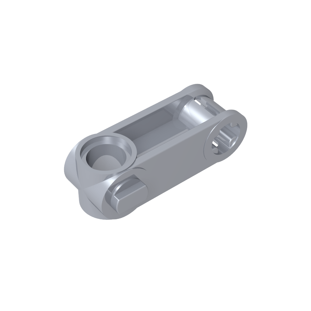 Conector de eje y pasador Technic perpendicular 3L con orificio para pasador-MyGobricksEs
