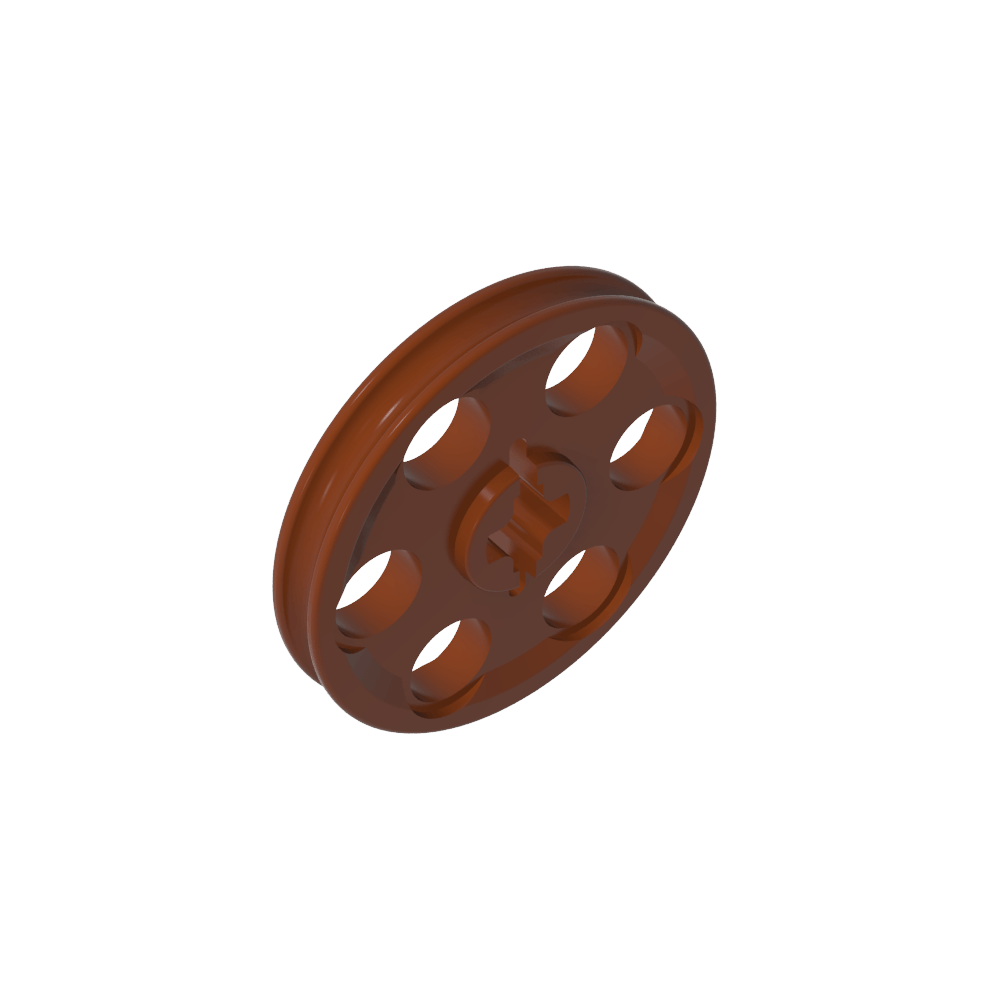 Rueda de correa de cuña Technic [también conocida como polea]-MyGobricksEs