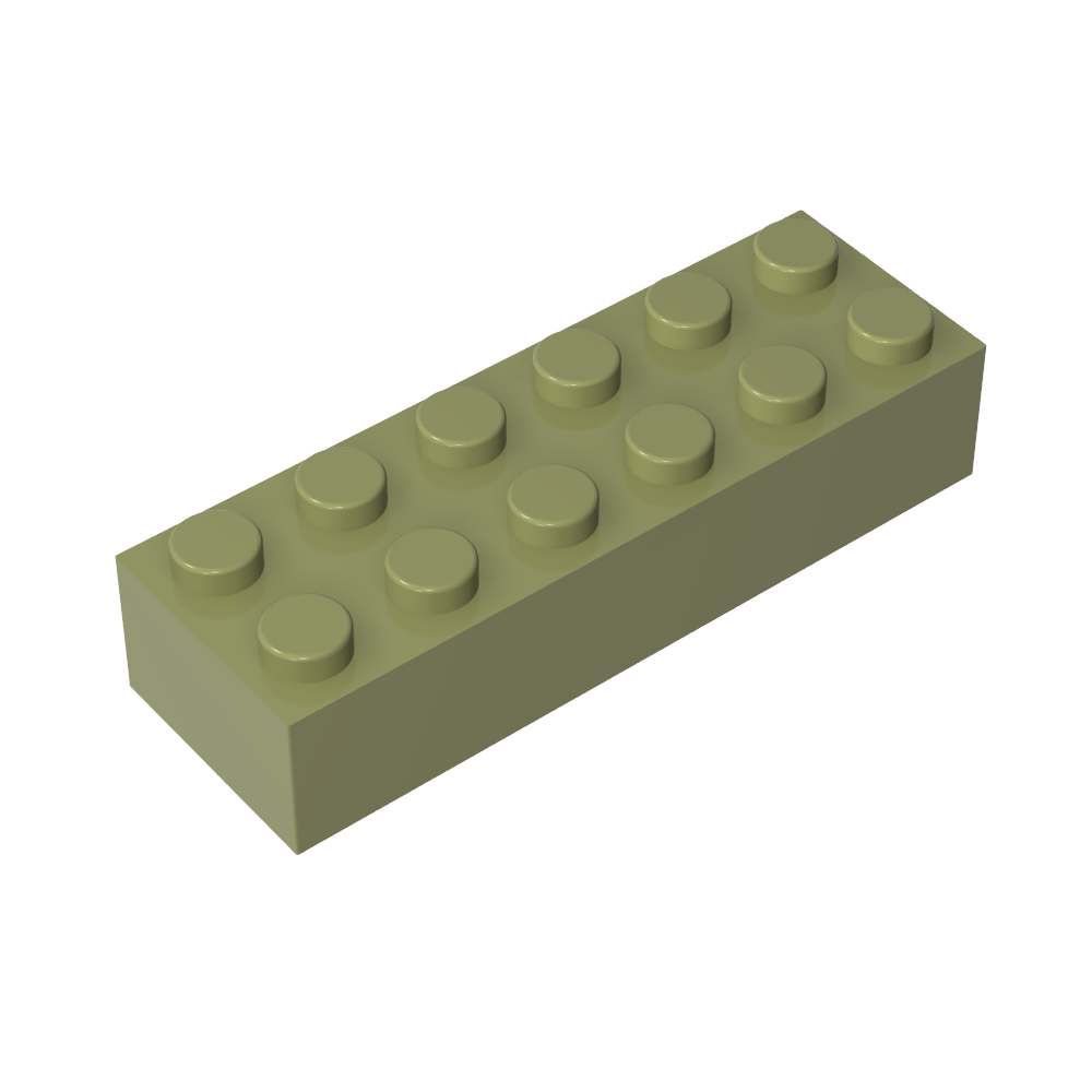 Ladrillo 2 x 6-MyGobricksEs