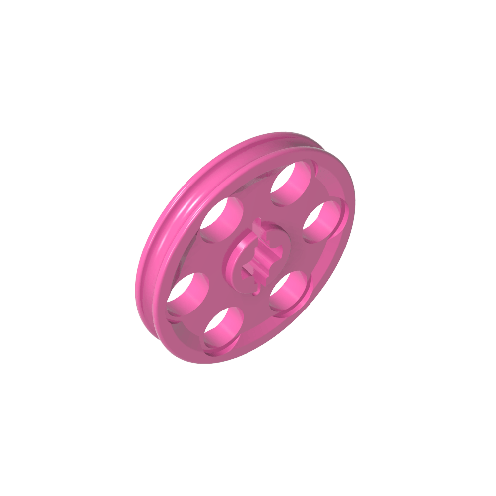 Rueda de correa de cuña Technic [también conocida como polea]-MyGobricksEs