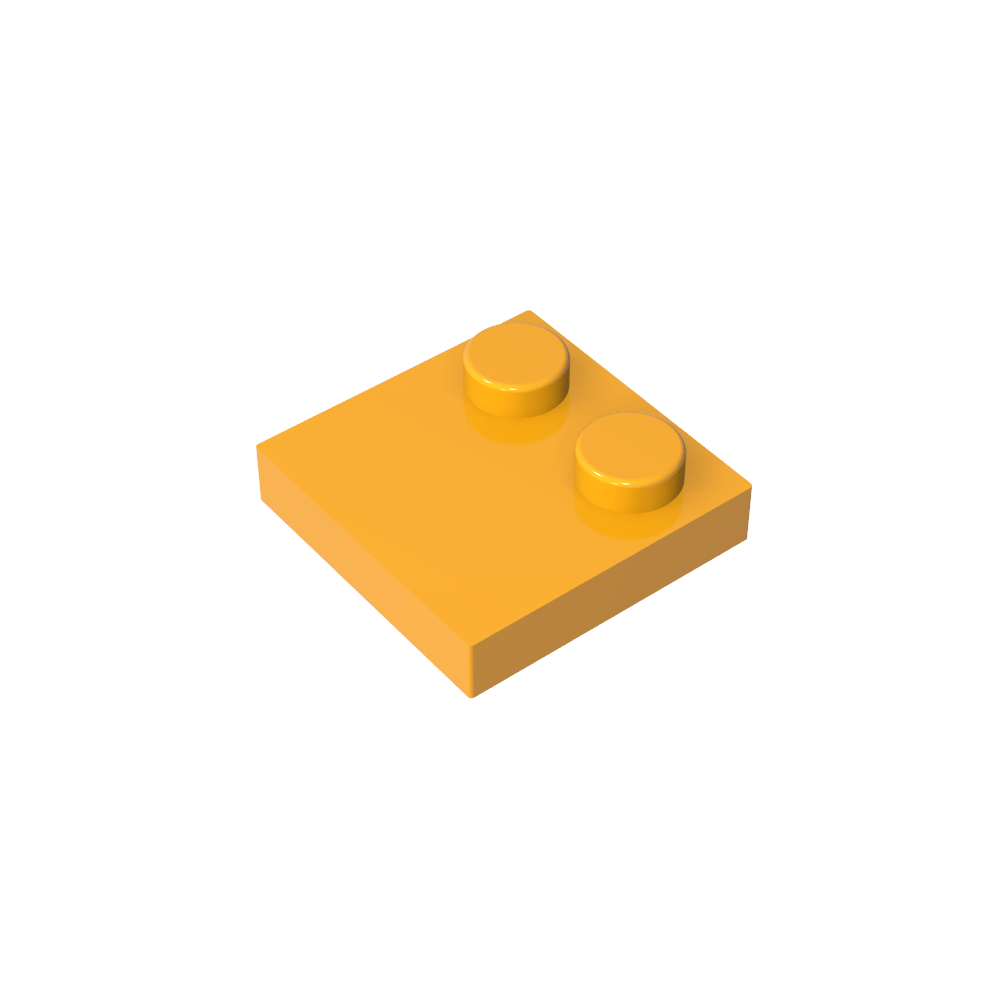 Placa Especial 2 x 2 con Solo 2 tacos-MyGobricksEs