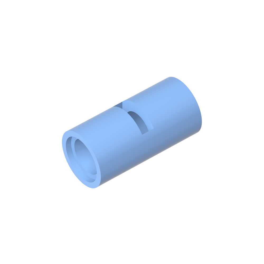 Conector de clavija Technic redondo [ranurado]-MyGobricksEs