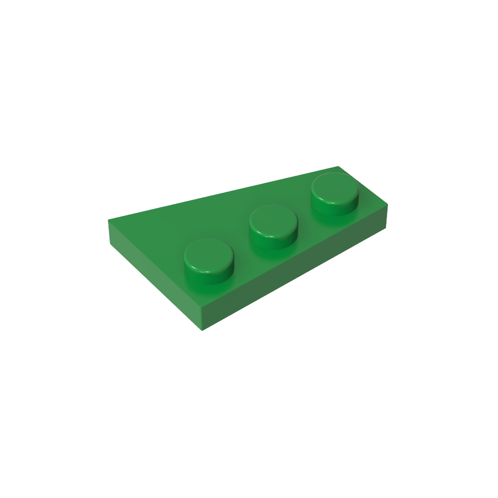 Placa de cuña 3 x 2 izquierda-MyGobricksEs