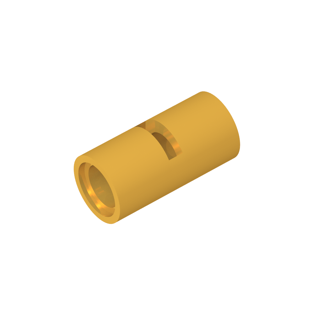 Conector de clavija Technic redondo [ranurado]-MyGobricksEs