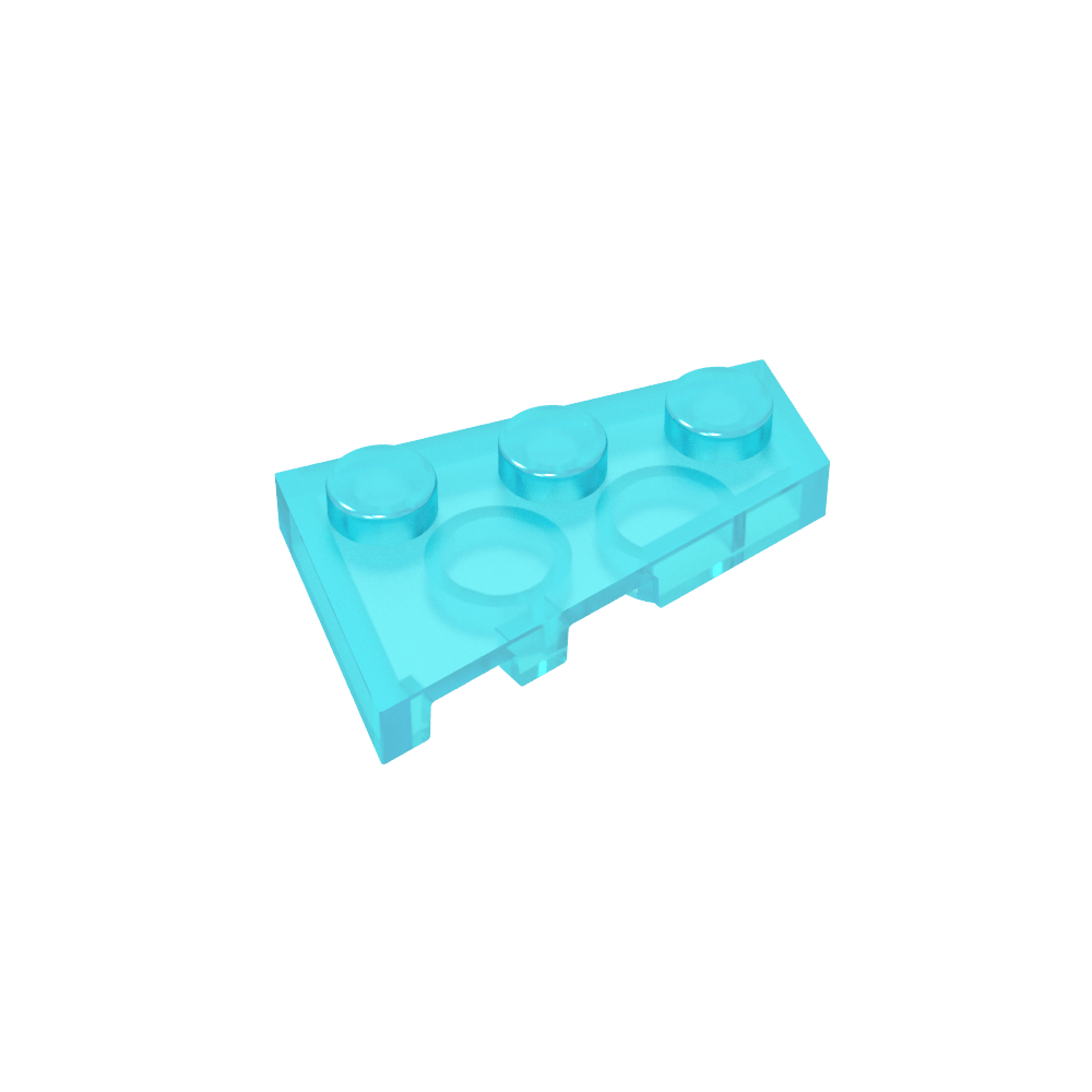 Placa de cuña 3 x 2 derecha-MyGobricksEs