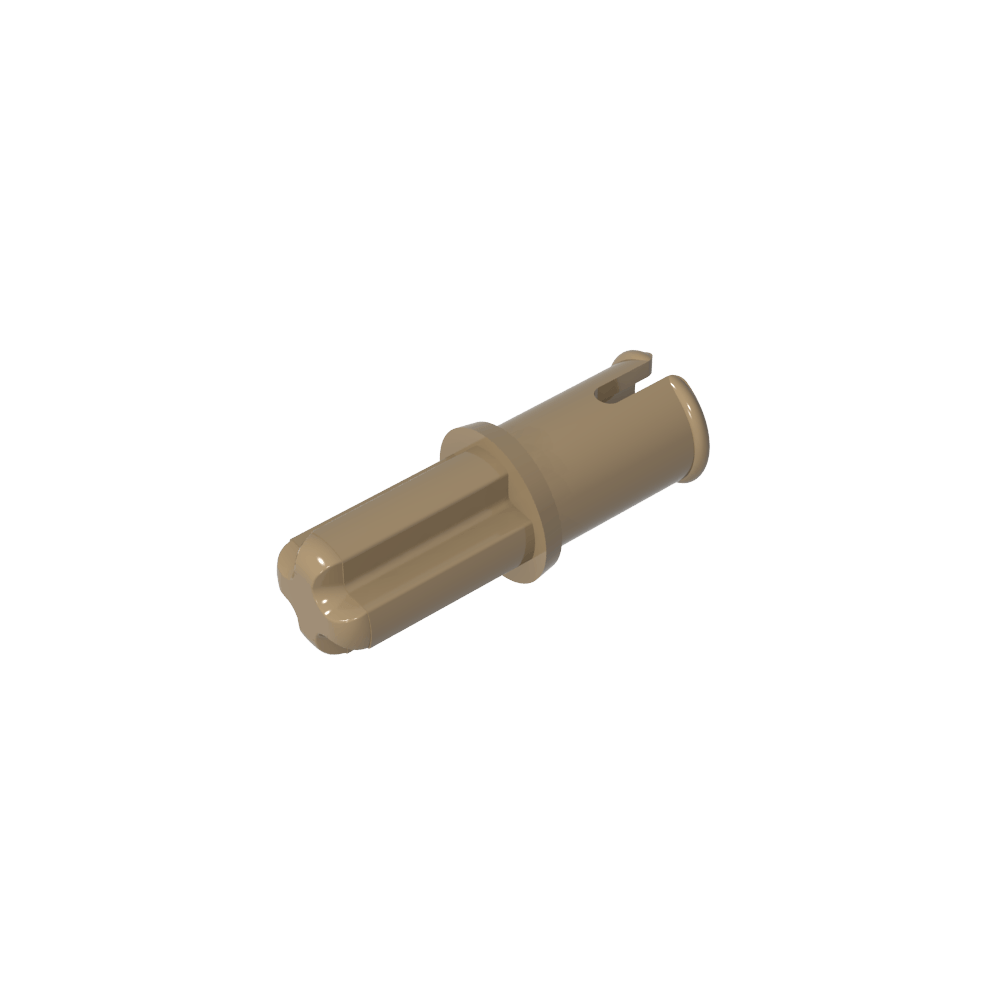 Pasador de eje Technic sin crestas de fricción longitudinales-MyGobricksEs