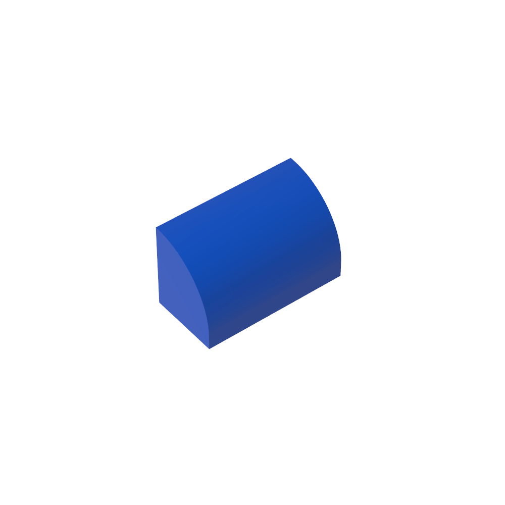 Ladrillo curvo 1 x 2 x 1 sin montantes-MyGobricksEs
