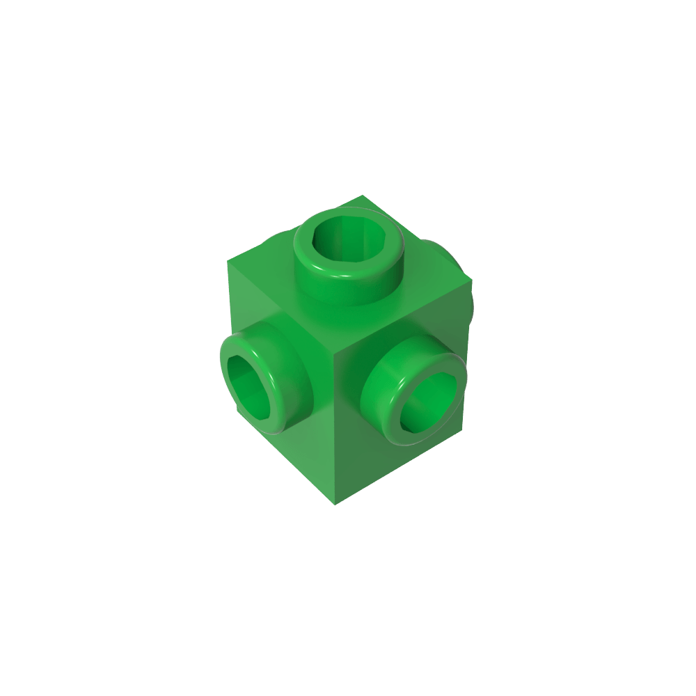 Ladrillo especial 1 x 1 pernos en los 4 lados-MyGobricksEs