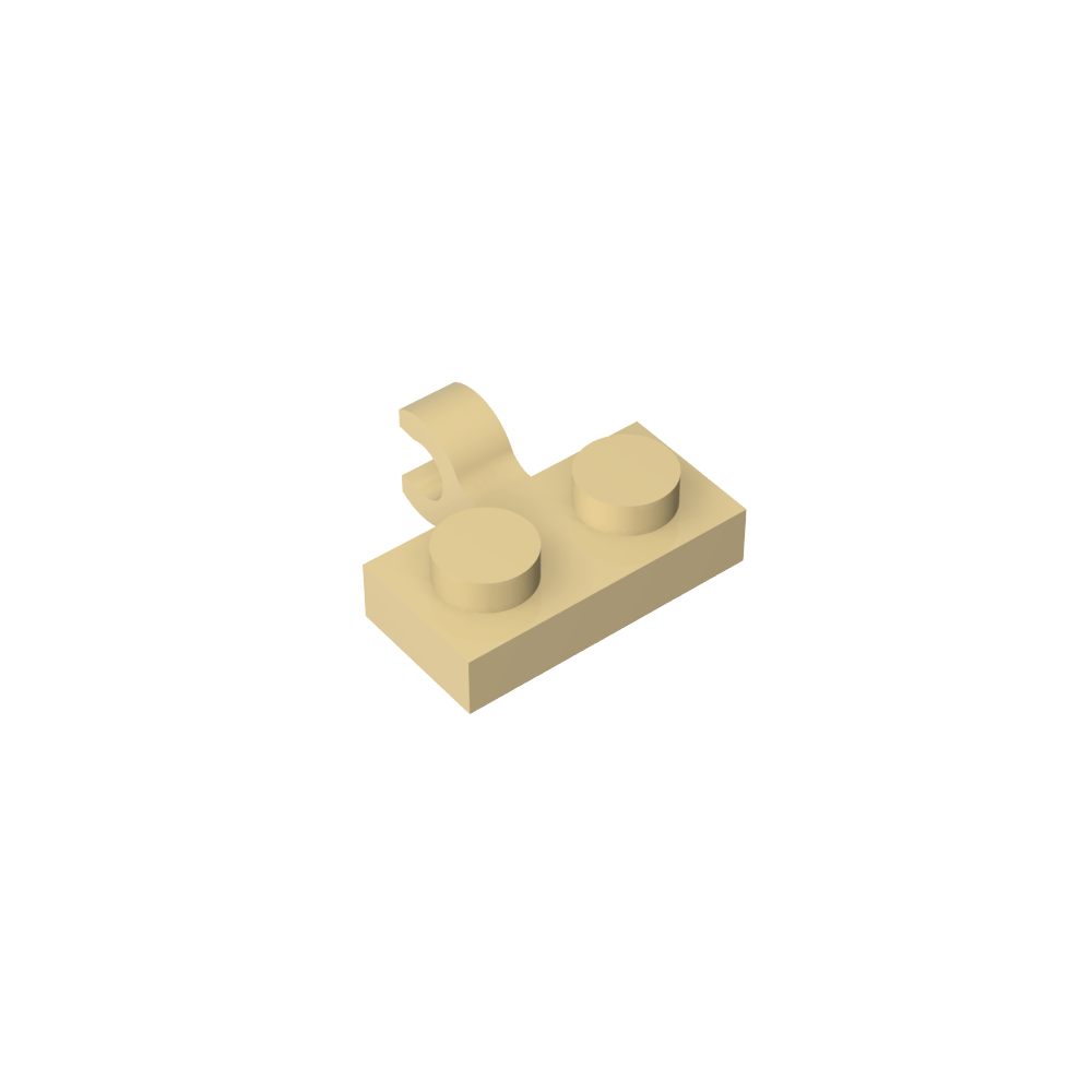 Placa Especial 1 x 2 con Clip Horizontal en el Lateral-MyGobricksEs