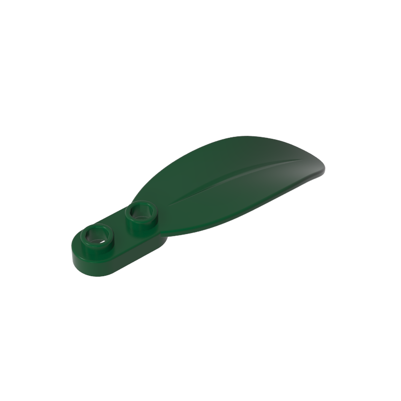 1x2 Hojas De Plantas Redondas