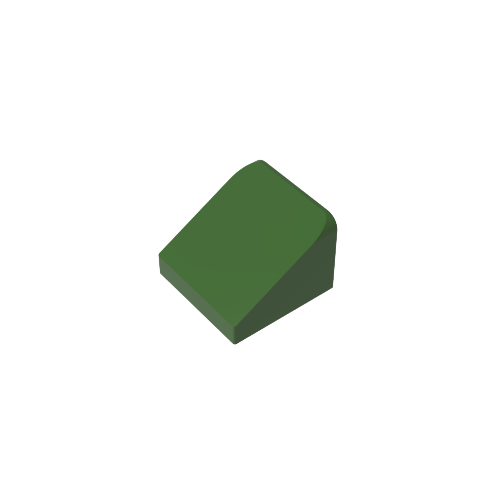 Pendiente 30° 1 x 1 x 2/3 (Pendiente de queso), Pendiente 30 1 x 1 Pendiente-MyGobricksEs