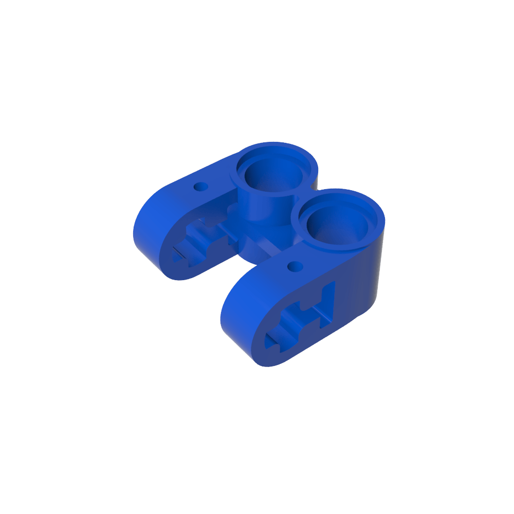 Conector de eje y pasador Technic, perpendicular, doble división-MyGobricksEs