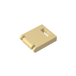 Caja 2 x 2 x 2 Puerta con Ranura-MyGobricksEs