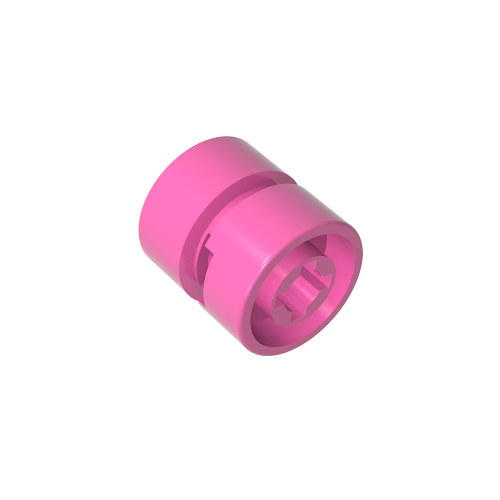 Rueda de 11 x 12 con orificio con muescas para pasador de soporte de ruedas-MyGobricksEs