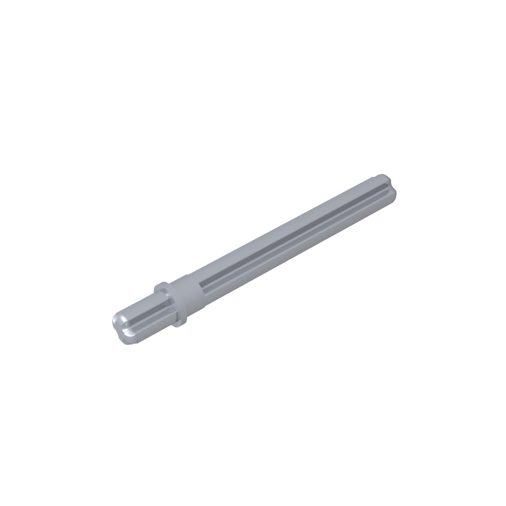 Eje Technic 5.5 con tope [Extremo corto plano]-MyGobricksEs