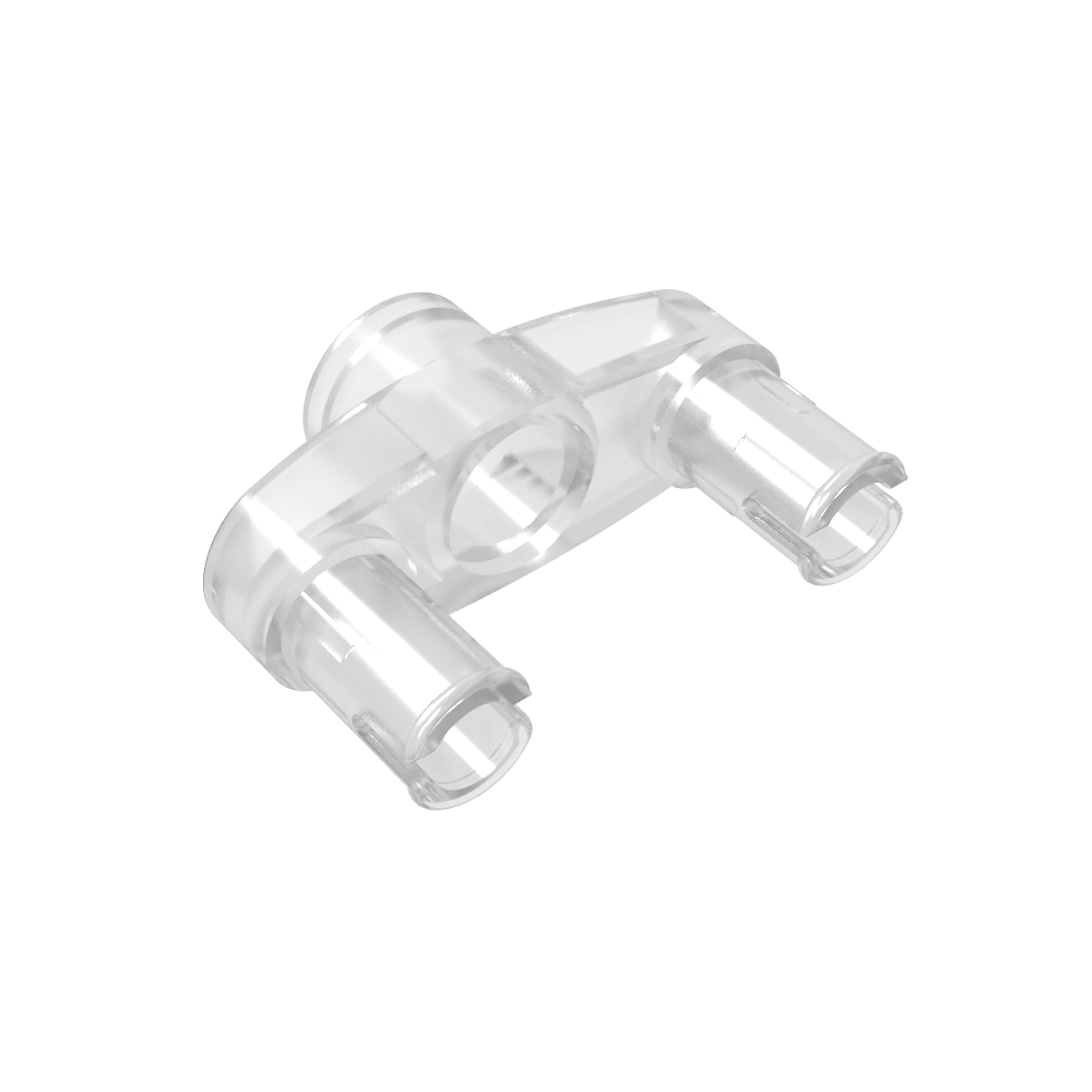 Conector Technic Pin 3L con 2 pines y orificio central-MyGobricksEs