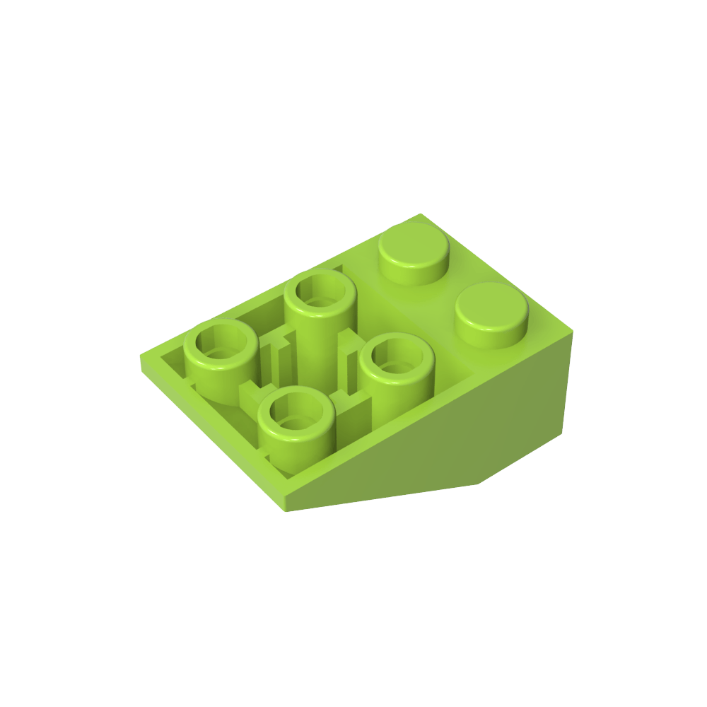 Pendiente invertida 33° 3 x 2 [Sin conexiones entre montantes]-MyGobricksEs