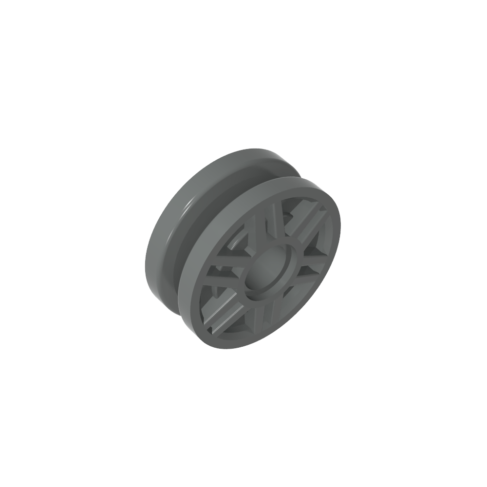 Rueda 18 x 8 con tornillos falsos y radios profundos con anillo interior-MyGobricksEs