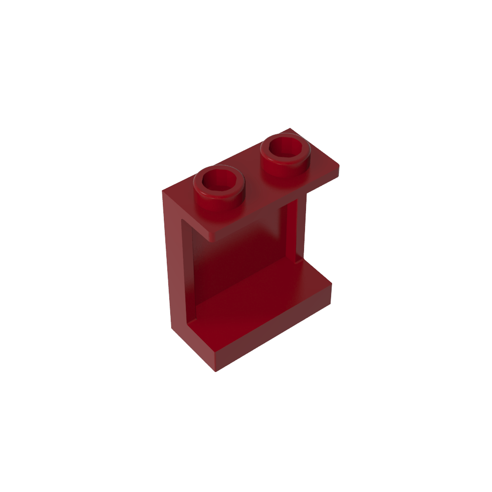 Panel 1 x 2 x 2 [Soportes laterales / Montantes huecos]-MyGobricksEs