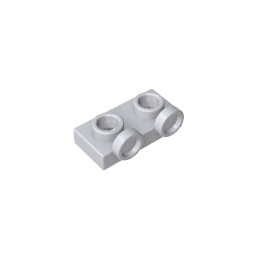Placa, Modificada 1 x 2 con 2 puntos salientes Invertida-MyGobricksEs