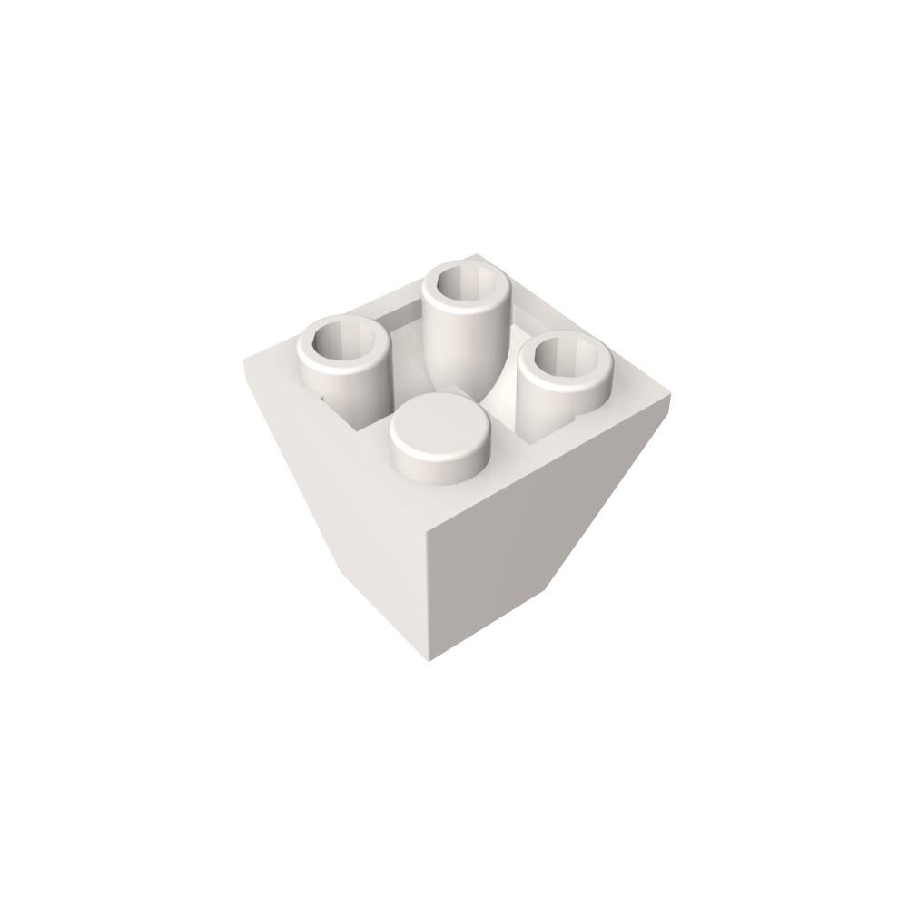 Pendiente Invertida 45° 2 x 2 Doble Convexa-MyGobricksEs