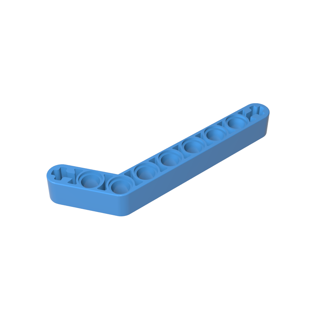 Viga técnica 1 x 9 doblada (7 - 3) de espesor-MyGobricksEs