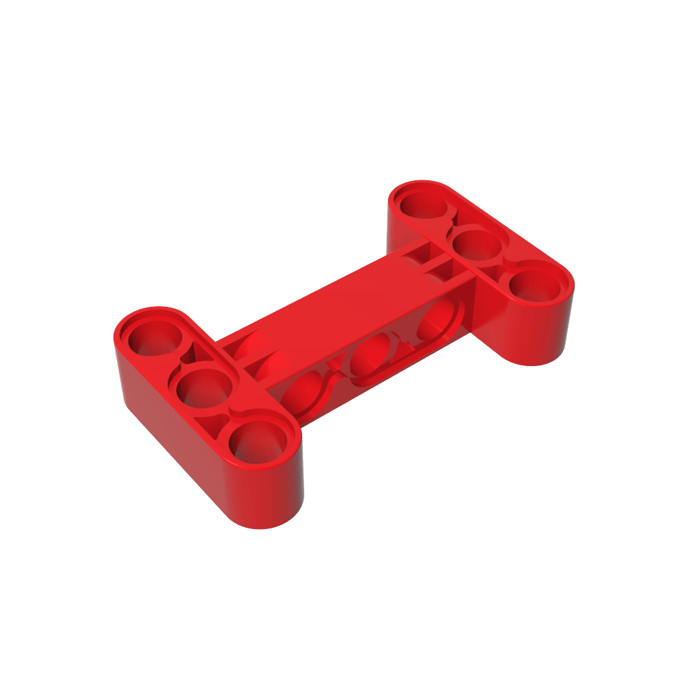 Viga técnica de 3 x 5 de espesor [orificios de viga central desplazados a 90°]-MyGobricksEs