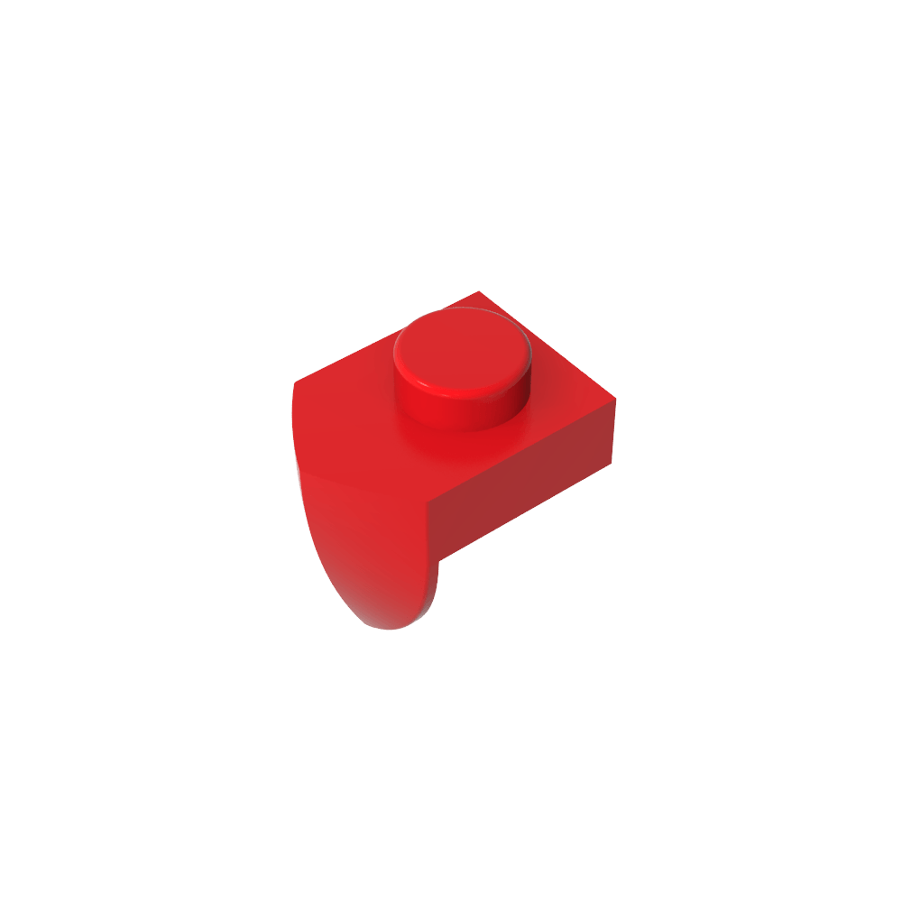 Placa Especial 1 x 1 con Diente Vertical-MyGobricksEs