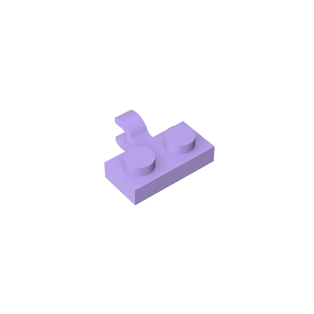 Placa Especial 1 x 2 con Clip Horizontal en el Lateral-MyGobricksEs