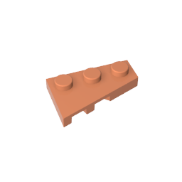 Placa de cuña 3 x 2 derecha-MyGobricksEs
