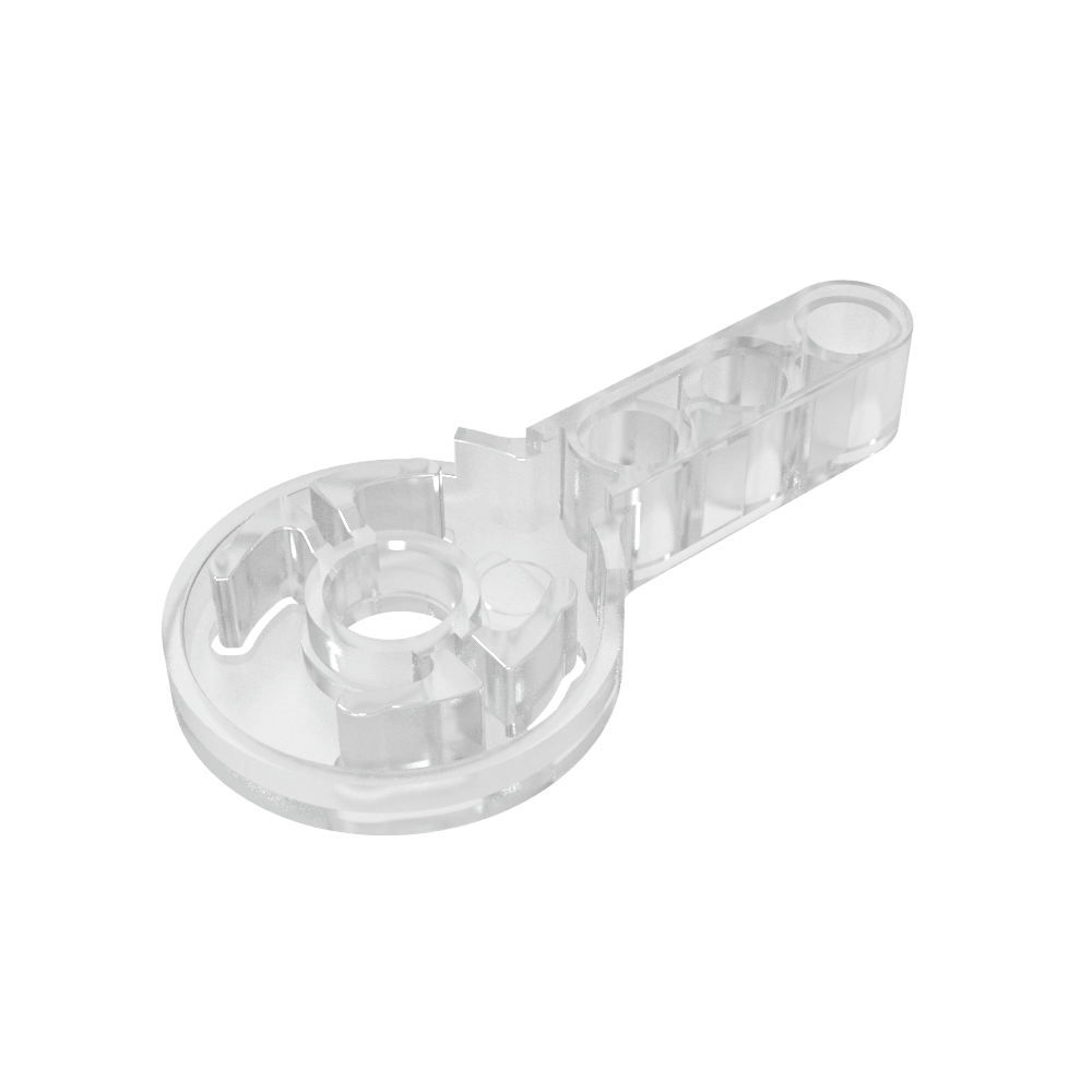 Disco de articulación de rotación Technic con orificio para pasador y viga 3L de espesor-MyGobricksEs