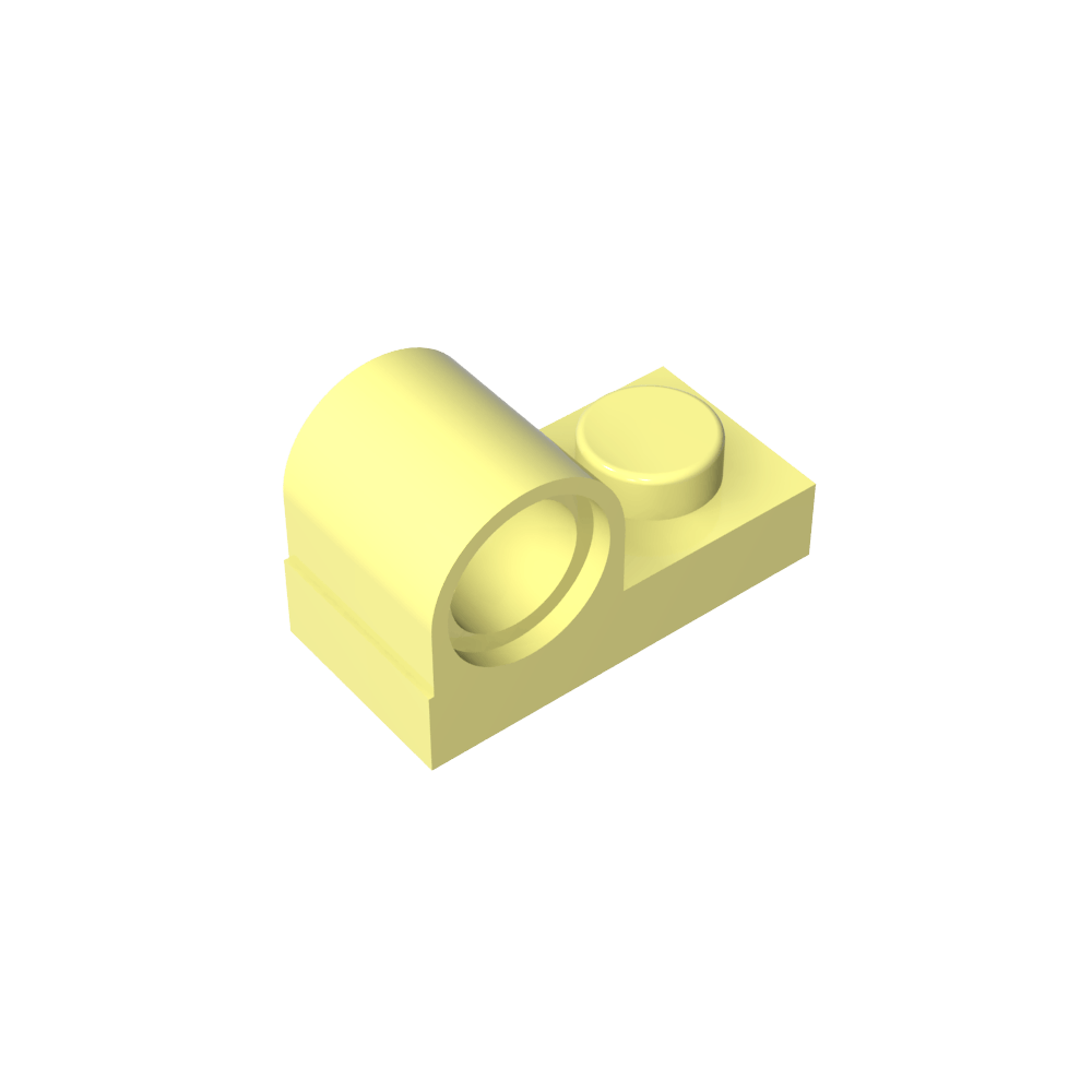 Placa especial 1 x 2 con orificio para pasador en la parte superior-MyGobricksEs