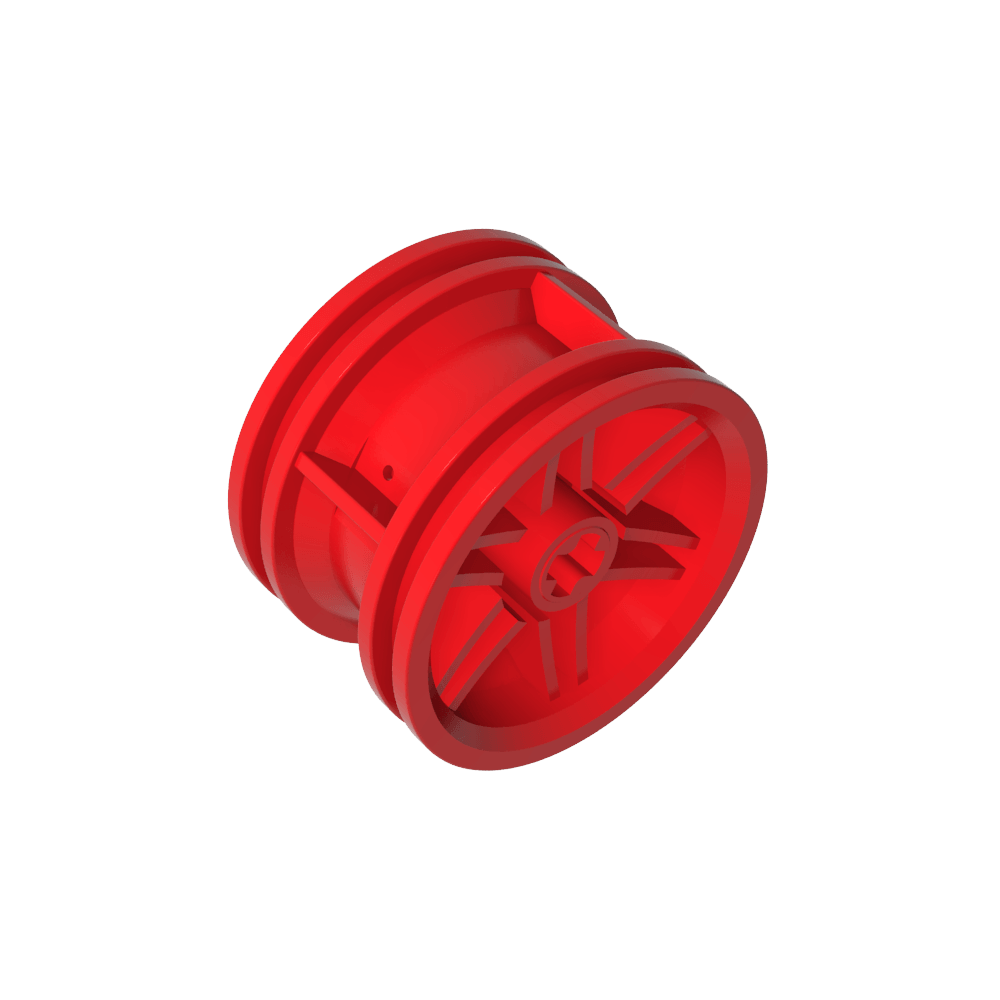 Rueda 30,4 x 20 sin agujeros, con llanta reforzada-MyGobricksEs