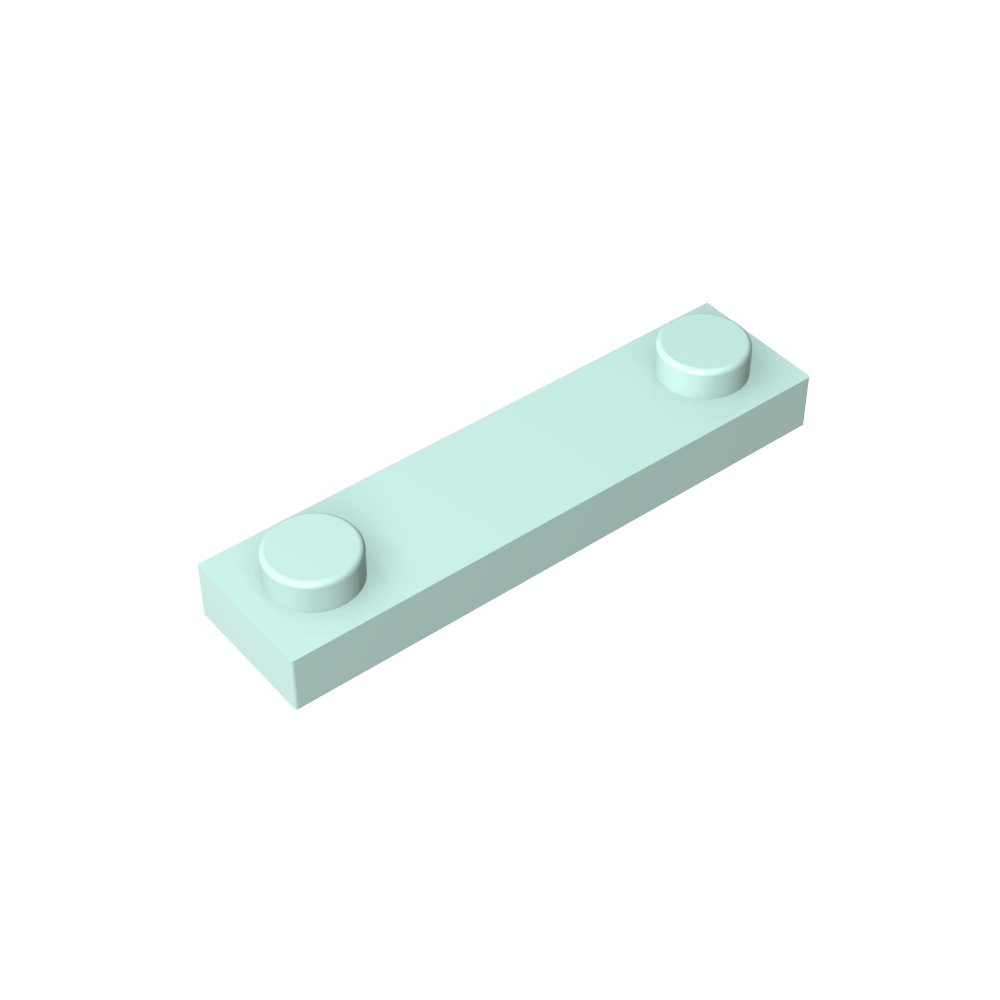 Placa especial 1 x 4 con 2 tacos-MyGobricksEs