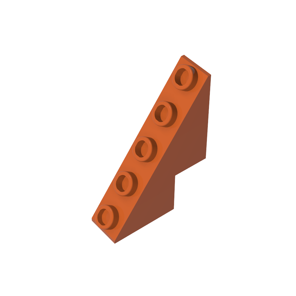 Pendiente 53° 3 x 1 x 3 1/3 con montantes en la pendiente-MyGobricksEs