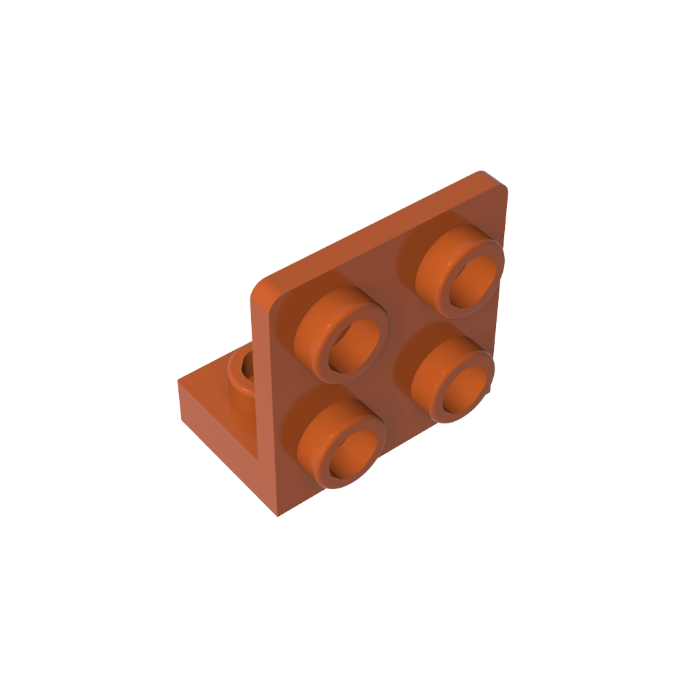 Soporte 1 x 2 - 2 x 2 Invertido-MyGobricksEs