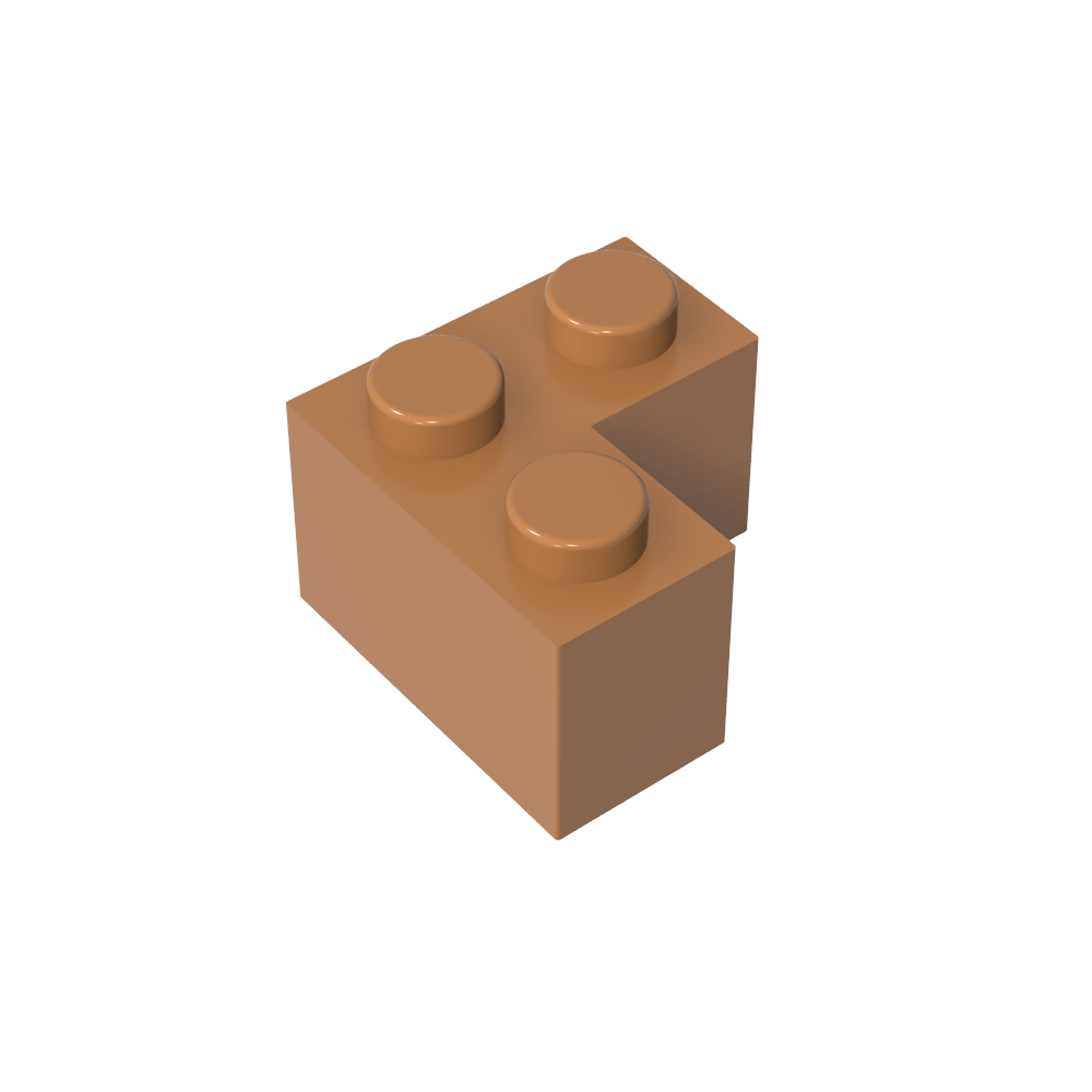 Ladrillo 2 x 2 Esquina-MyGobricksEs