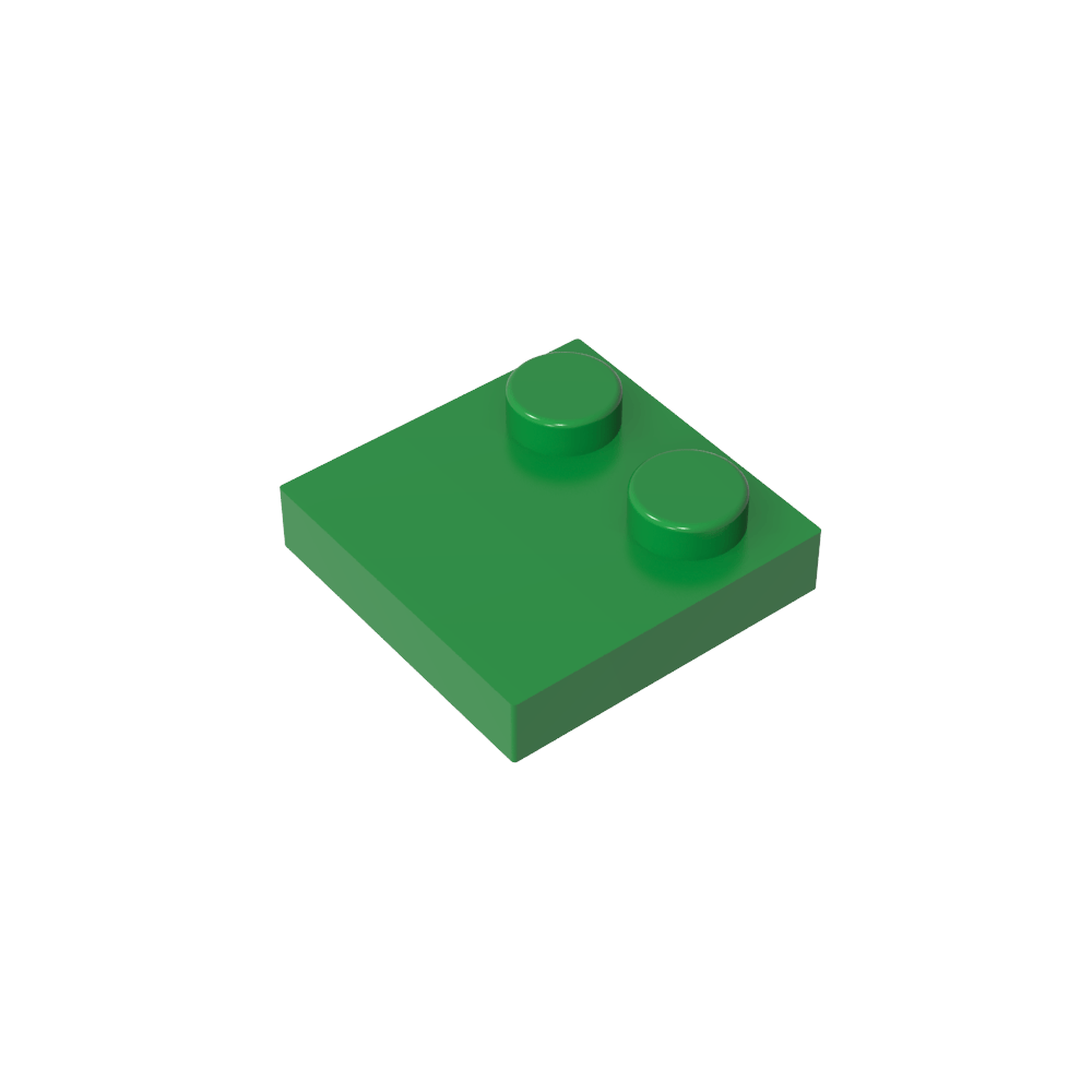 Placa Especial 2 x 2 con Solo 2 tacos-MyGobricksEs