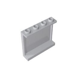 Panel 1 x 4 x 3 [Soportes laterales/Montantes huecos]-MyGobricksEs