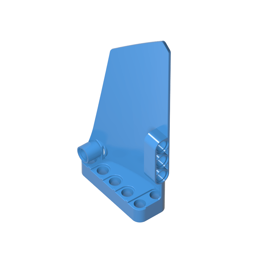 Carenado de panel técnico n.° 18 grande liso, lado B-MyGobricksEs
