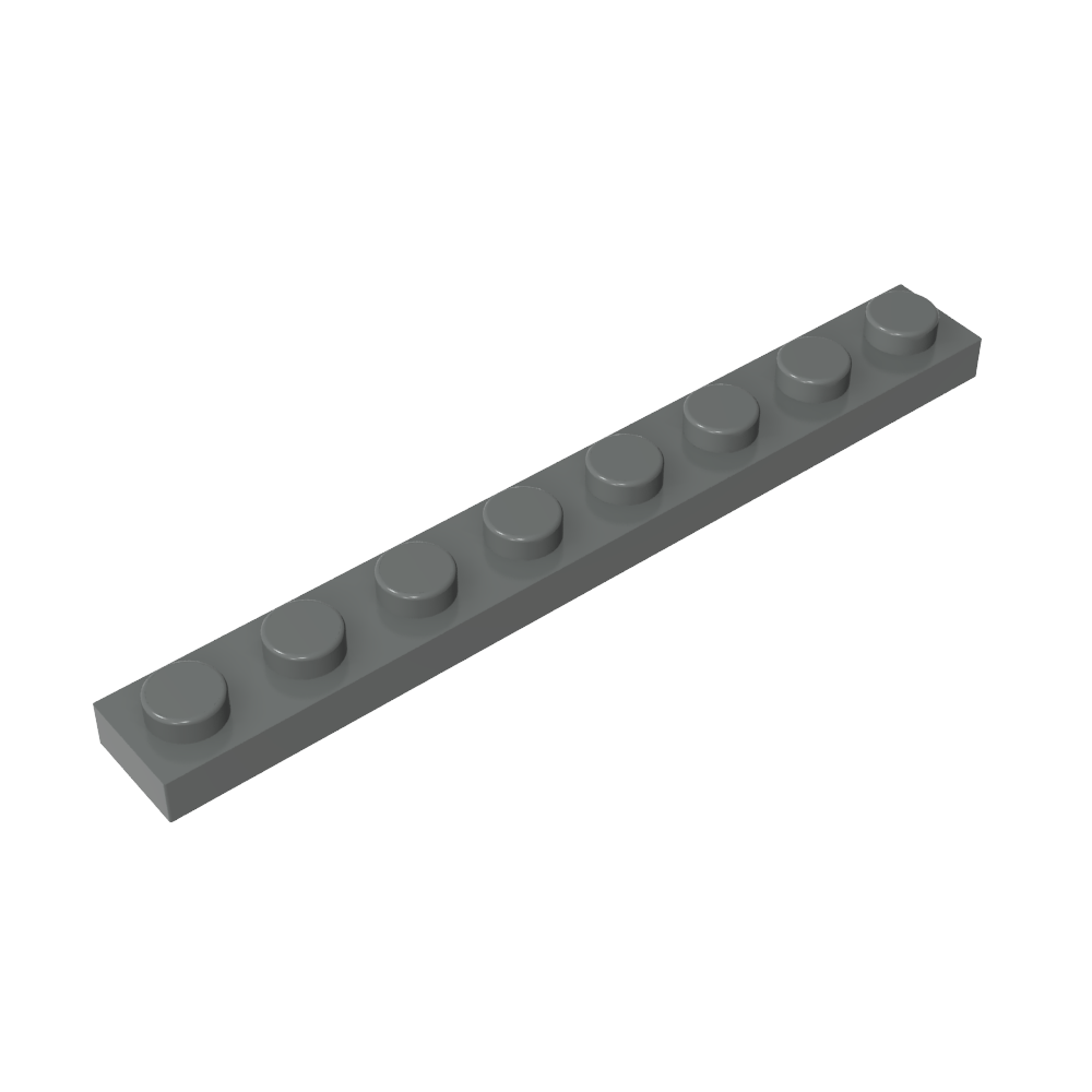 Placa 1 x 8 #3460-MyGobricksEs