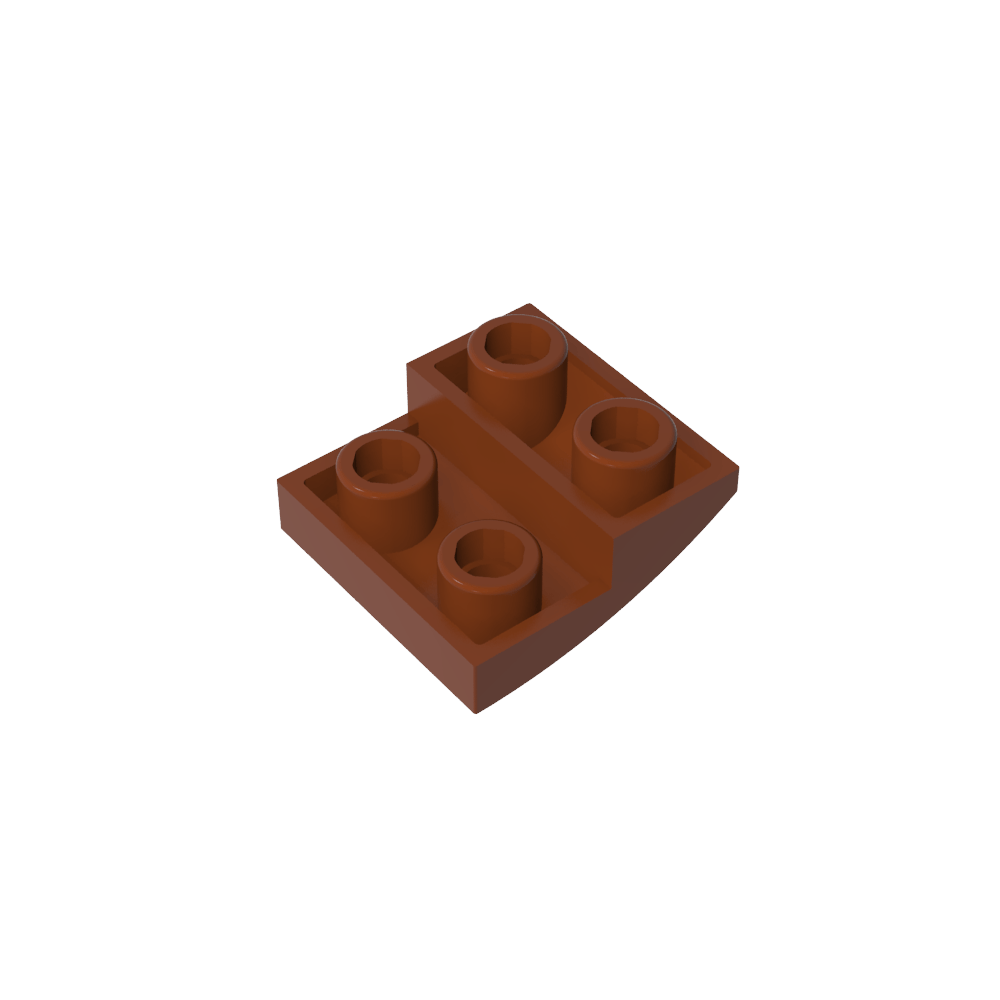 Pendiente Curva 2 x 2 Invertida-MyGobricksEs