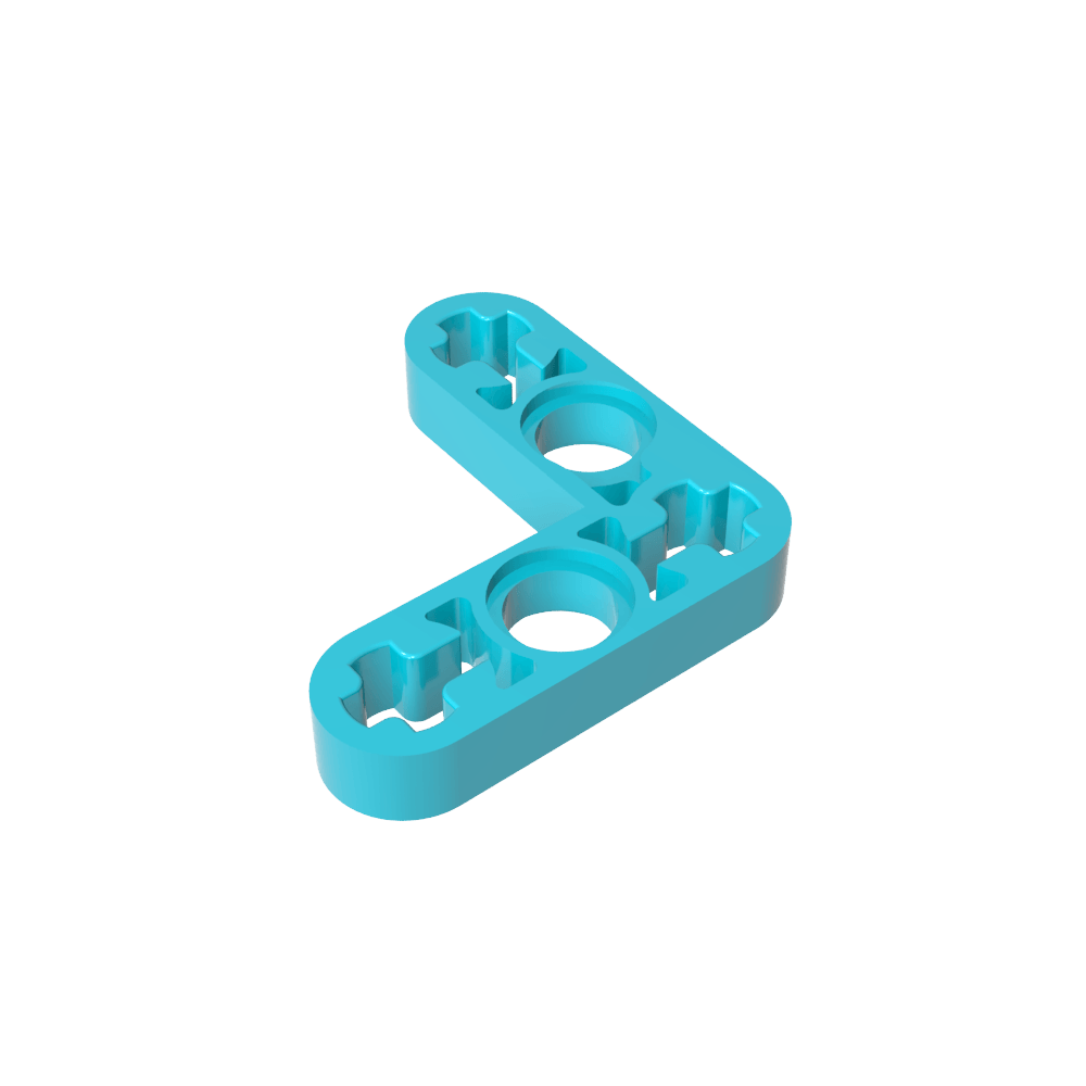 Viga técnica 3 x 3 en forma de L delgada-MyGobricksEs