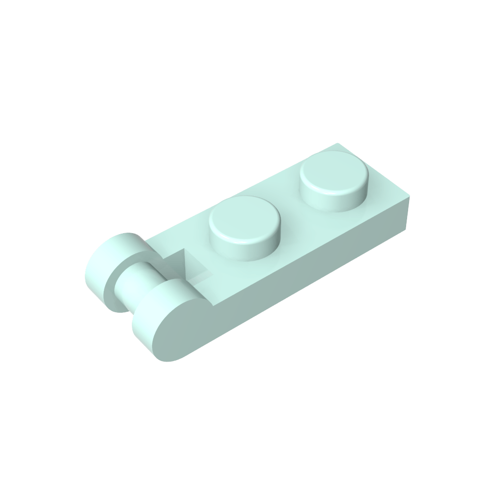 Placa Especial 1 x 2 con Asa en el Extremo [Extremos Cerrados]-MyGobricksEs