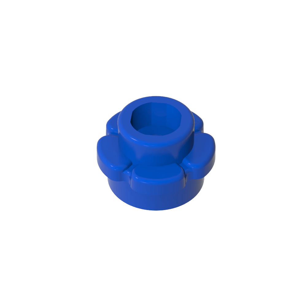 Planta, Flor, Plato Redondo 1 x 1 con 5 Pétalos-MyGobricksEs