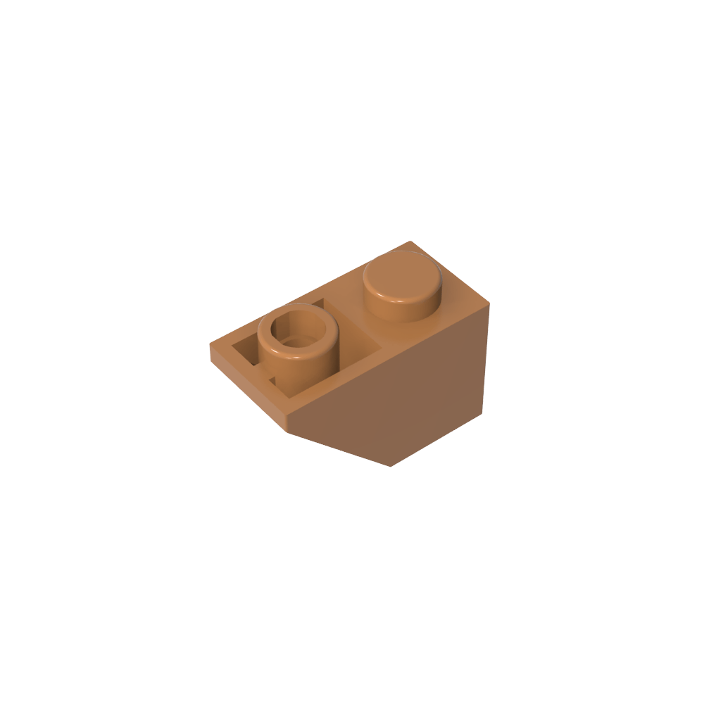 Pendiente invertida 45° 2 x 1-MyGobricksEs