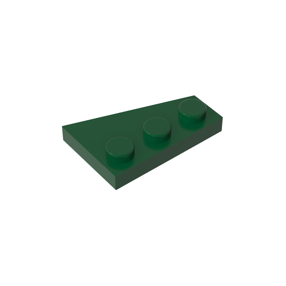 Placa de cuña 3 x 2 izquierda-MyGobricksEs