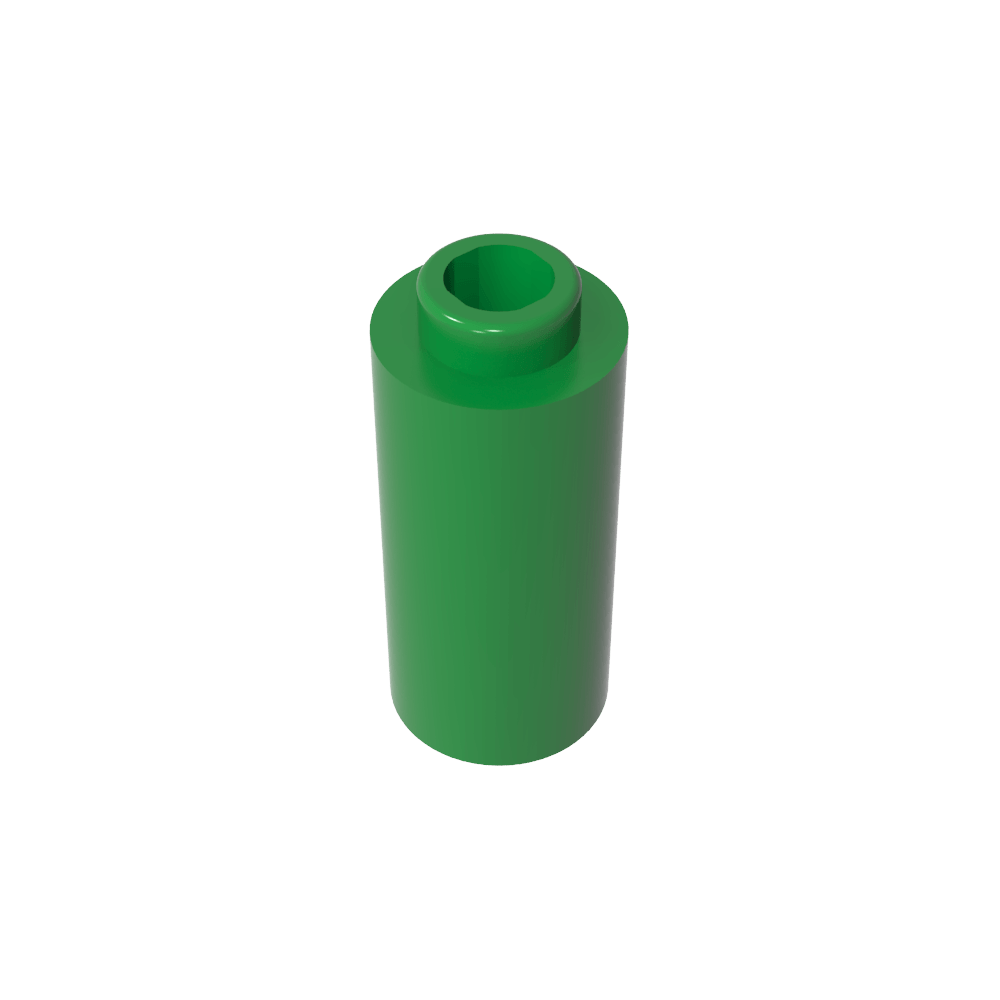 Ladrillo redondo 1 x 1 x 1 2/3-MyGobricksEs