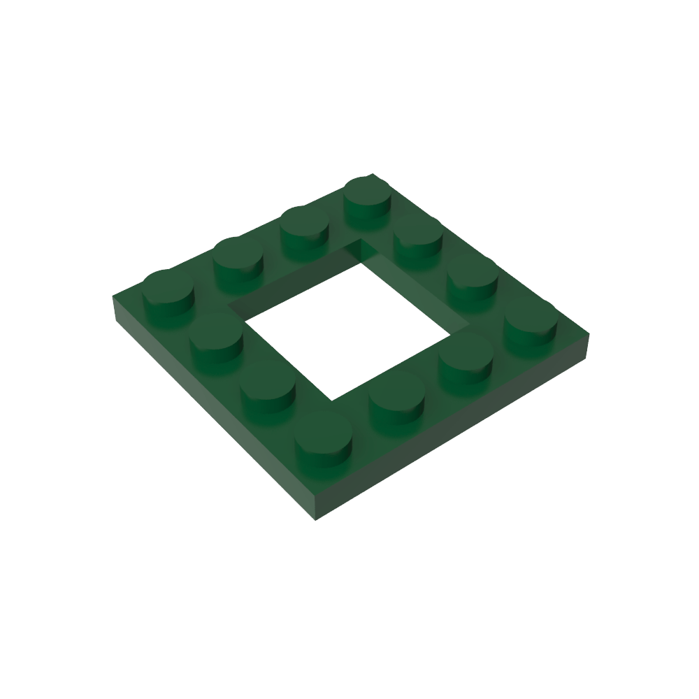 Placa especial 4 x 4 con recorte 2 x 2-MyGobricksEs