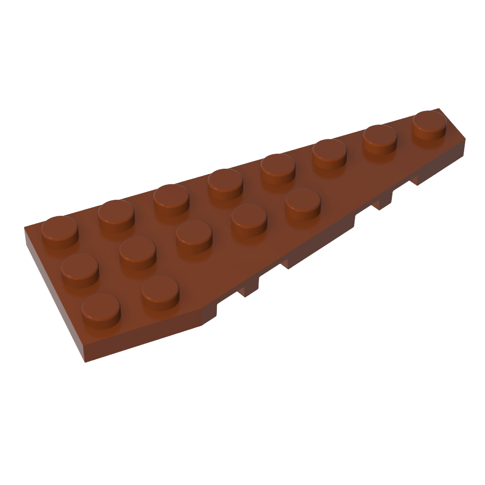 Placa de cuña 8 x 3 derecha-MyGobricksEs